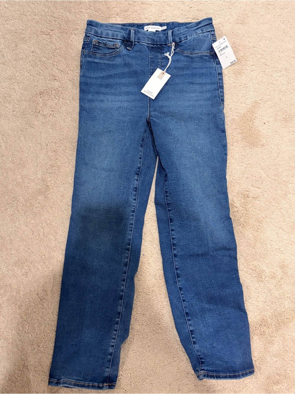 Good American Pull-On Jeans — Indigo